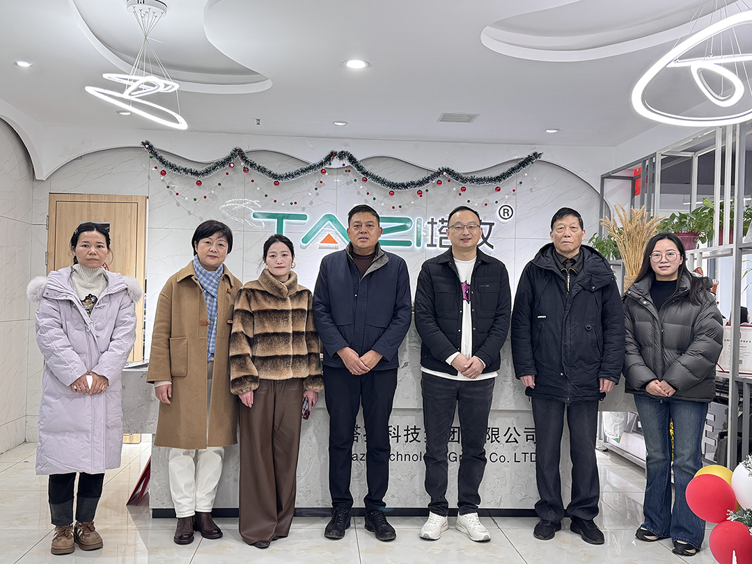 熱烈歡迎！蚌埠市阜亳商會新班子蒞臨塔孜公司走訪指導(dǎo)！